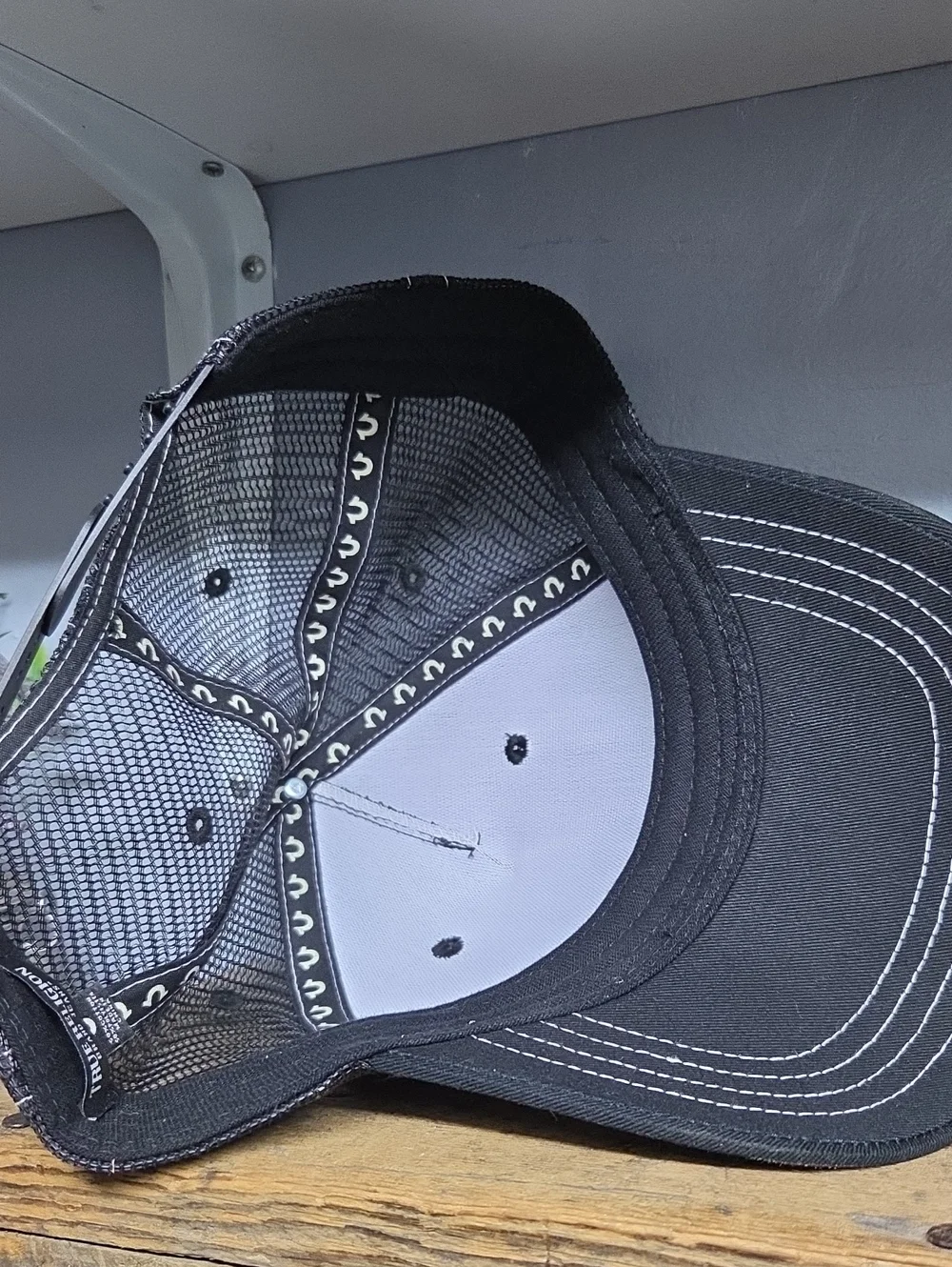 True Religion Black Cap with Gold and White Logo